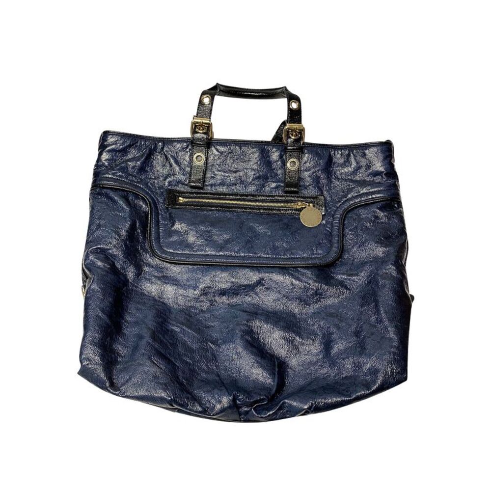 Stella McCartney Tote Bag with Wallet in Blue Faux Leather